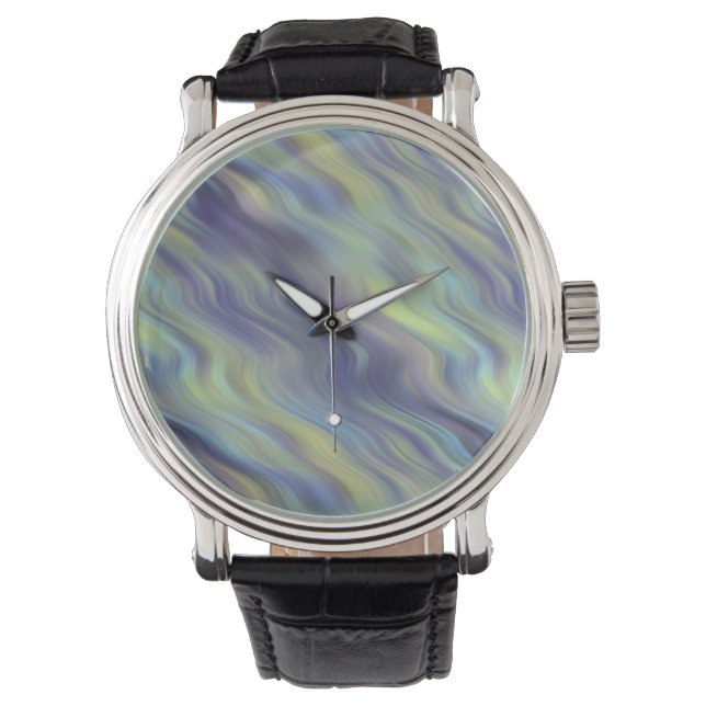 Vågigt Lavender Struktur Armbandsur (Framsida)