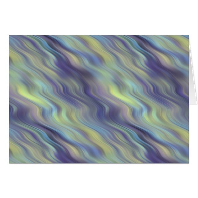 Vågigt Lavender Struktur Hälsningskort (Framsidan Horizontal)