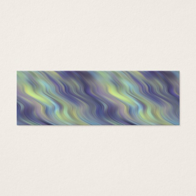 Vågigt Lavender Struktur Litet Visitkort (Framsidan)