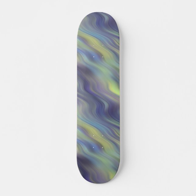 Vågigt Lavender Struktur Skateboard Bräda 21,5 Cm (Framsida)