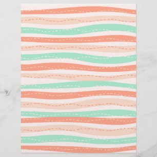 Vågigt linje Scrapbook papper