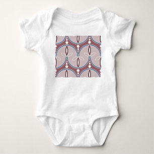 Vågigt Linjer: Sömlös geometrisk Vintage. T Shirt