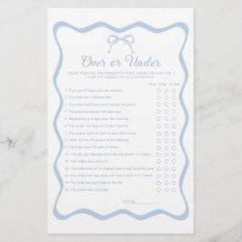 Vågigt Möhippan Blått fält över under spel