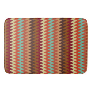 Vågigt Mönster Sedona Southwest Bath Mat Badrumsmatta