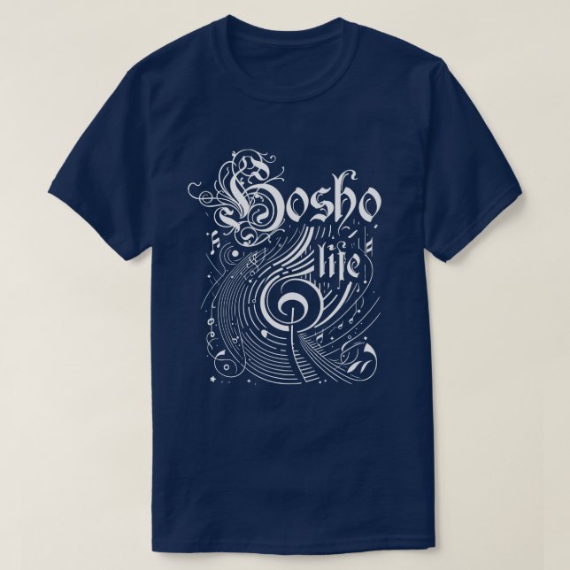 Vågigt Music Hosho Life T Shirt (Design framsida)
