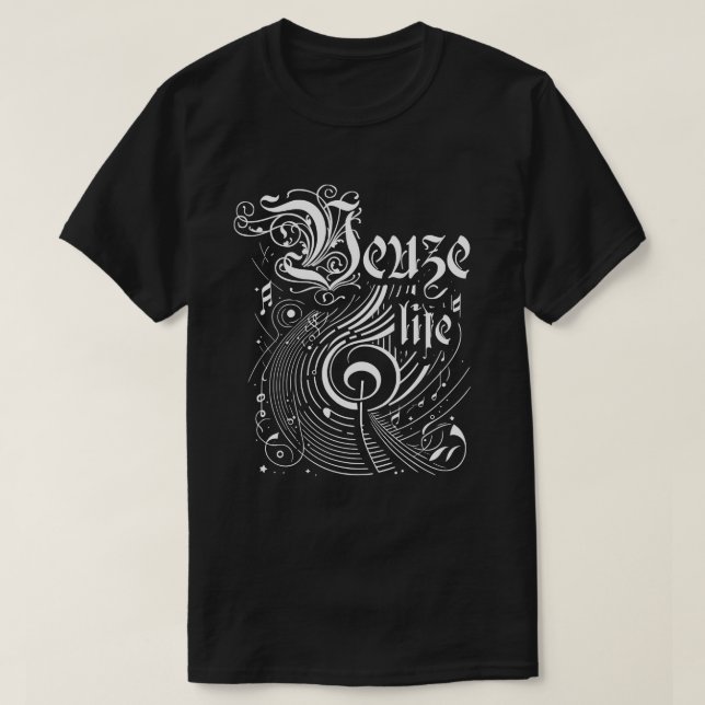 Vågigt Music Veuze Life T Shirt (Design framsida)