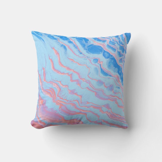 Vågigt Oil Marble Dekorativ kudde (Framsida)