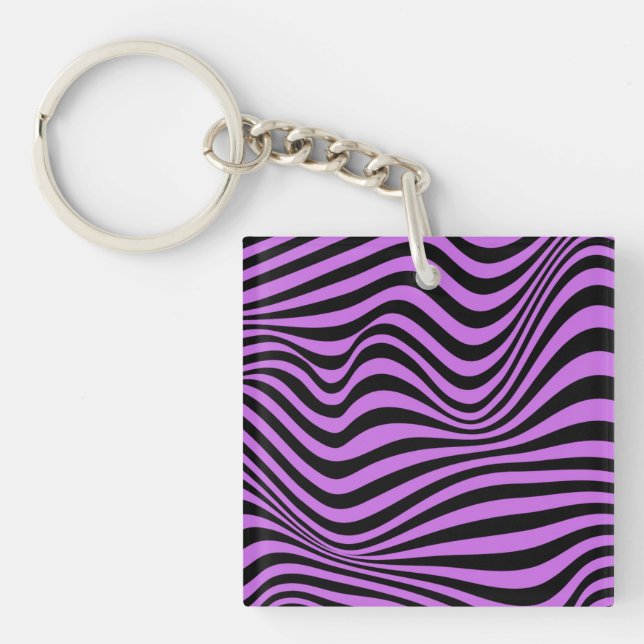 Vågigt optisk Illusion Mönster (Framsidan)