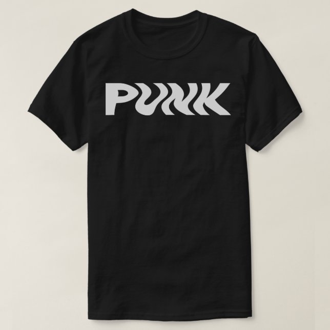 vågigt punktteckning t shirt (Design framsida)