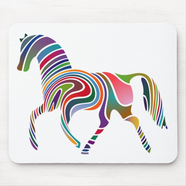 VÅGIGT RAINBOW HORSE MUSMATTA (Framsidan)