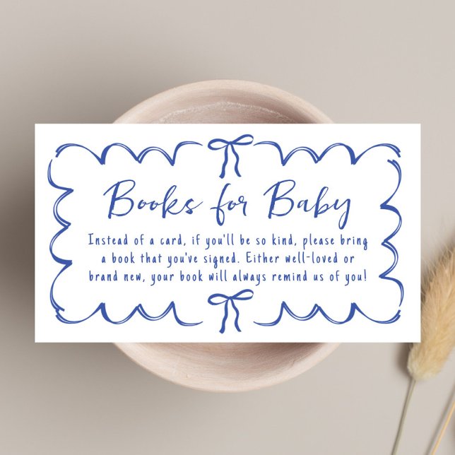 Vågigt Ram Bokar för Pojke-dusch Tilläggskort (Skapare uppladdad)