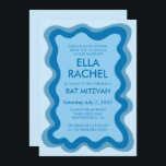 Vågigt Ram Modern Chic Anpassningsbar Pub Bat mitz Inbjudningar<br><div class="desc">Perfekt-kort för att tillkännage ett bat mitzvah, pub mitzvah eller annat judiskt firande! Hand vågigt ram åt dig på framsidan! FULLT ANPASSADE! Klicka på "Anpassa" ovan om du vill redigera texten. Klicka på "Redigera med verktyg" om du vill justera typsnitt, färger och placeringar och ta bort färg på baksidan om...</div>