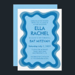 Vågigt Ram Modern Chic Anpassningsbar Pub Bat mitz Inbjudningar<br><div class="desc">Perfekt-kort för att tillkännage ett bat mitzvah, pub mitzvah eller annat judiskt firande! Hand vågigt ram åt dig på framsidan! FULLT ANPASSADE! Klicka på "Anpassa" ovan om du vill redigera texten. Klicka på "Redigera med verktyg" om du vill justera typsnitt, färger och placeringar och ta bort färg på baksidan om...</div>