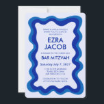 Vågigt Ram Modern Chic Anpassningsbar Pub Bat mitz Inbjudningar<br><div class="desc">Perfekt-kort för att tillkännage ett bat mitzvah, pub mitzvah eller annat judiskt firande! Hand vågigt ram åt dig på framsidan! FULLT ANPASSADE! Klicka på "Anpassa" ovan om du vill redigera texten. Klicka på "Redigera med verktyg" om du vill justera typsnitt, färger och placeringar och ta bort färg på baksidan om...</div>