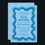 Vågigt Ram Modern Chic Anpassningsbar Pub Bat mitz Inbjudningar<br><div class="desc">Perfekt-kort för att tillkännage ett bat mitzvah, pub mitzvah eller annat judiskt firande! Hand vågigt ram åt dig på framsidan! FULLT ANPASSADE! Klicka på "Anpassa" ovan om du vill redigera texten. Klicka på "Redigera med verktyg" om du vill justera typsnitt, färger och placeringar och ta bort färg på baksidan om...</div>