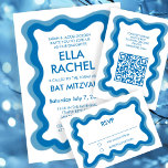 Vågigt Ram Modern Chic Anpassningsbar Pub Bat mitz OSA Kort<br><div class="desc">Perfekt OSA KORT att inkludera för bat mitzvah, pub mitzvah eller andra judiska firande! Hand gjorde skitsnack ram för dig på framsidan! FULLT ANPASSADE! Klicka på "Anpassa" ovan om du vill redigera texten. Klicka på "Redigera med verktyg" om du vill justera typsnitt, färg och placeringar och ta bort baksidan om...</div>
