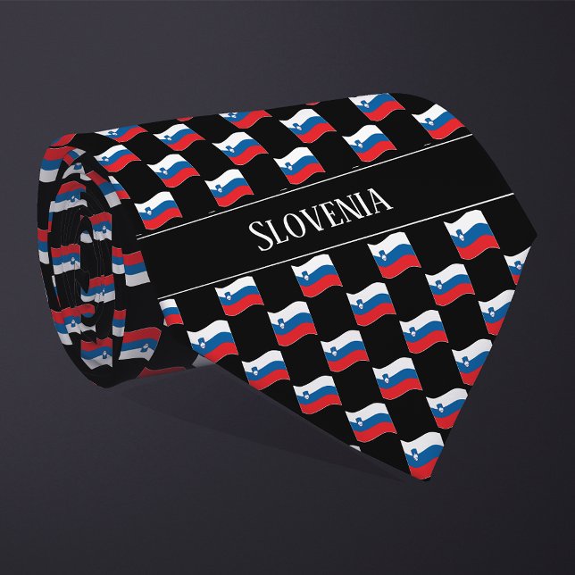Vågigt Sloveniatjulsmönster  Slips (Skapare uppladdad)