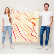 Vågigt trasa med ljusbeige toner, röd rosa