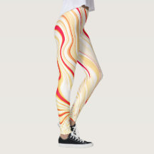 Vågigt trasa med ljusbeige toner, röd rosa