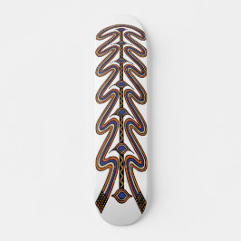Vågigt Tribal Skateboard - Extremt LA Skateboard
