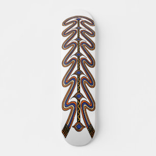Vågigt Tribal Skateboard - Extremt LA Skateboard