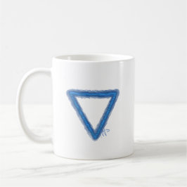 Vågigt Vatten Inslag Alchemy Symbol Kaffemugg
