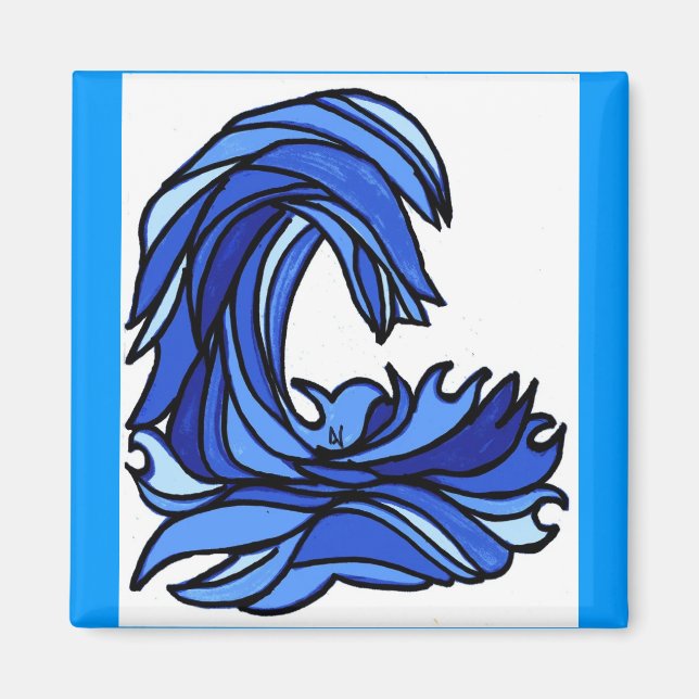 vågkollision magnet (Framsidan)