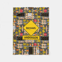 Vägkonstruktionsskyltar