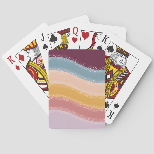 Vågkortlek Casinokort (Baksidan)