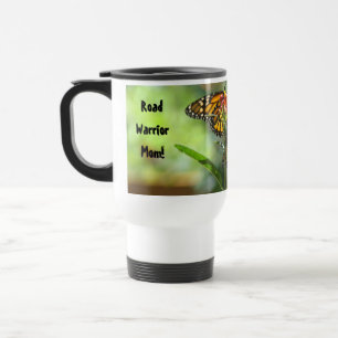 Vägkrigaremamma! Resa kaffe kopparfjärilar Resemugg