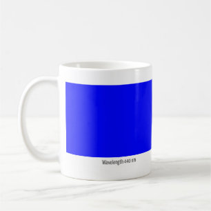Våglängd 440 nm kaffemugg
