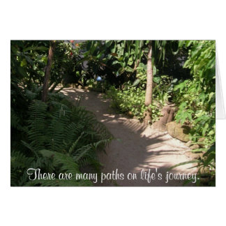 Vägledning, mod hälsningskort