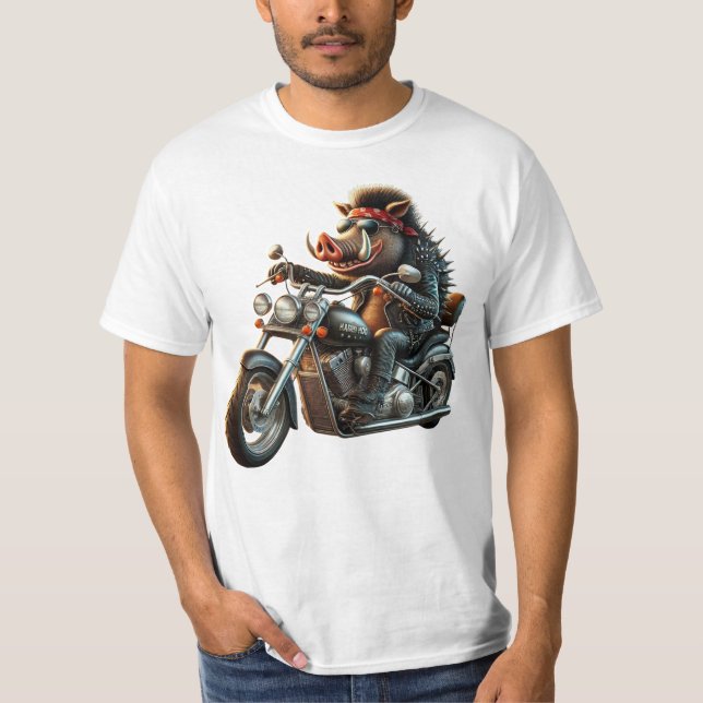 Väglögner MC T-shirt | Rebel Motorcykel Hog Desi (Framsida)