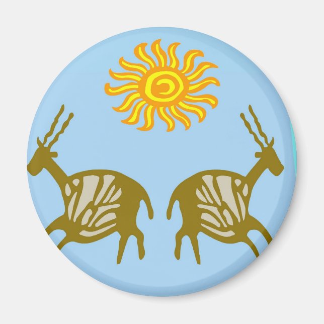 Vågmålning Magnet (Framsidan)