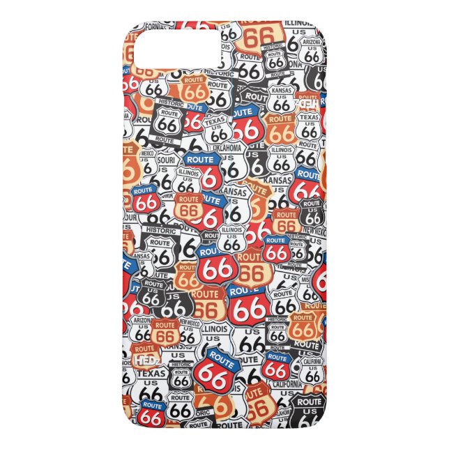 Vägmärken 66 Case-Mate iPhone skal (Baksida)