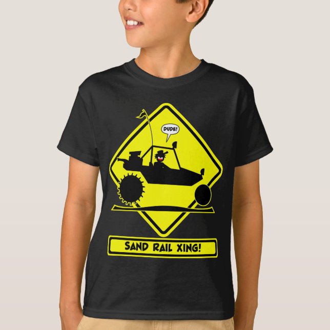 Vägmärken för STICKMAN-SANDSTÅNG T-shirt (Framsida)