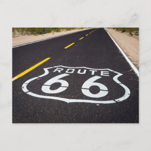 Vägmarkering för Route 66, Arizona Vykort