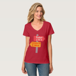 vägmärkes rolig t-shirt