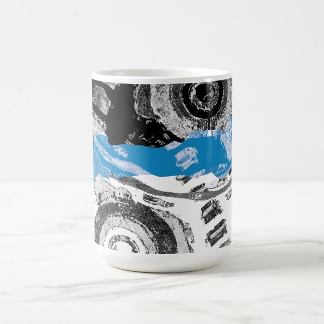 Vågmekanism – Anpassad mugg (33 cl, Keramik, Diskm (Center)