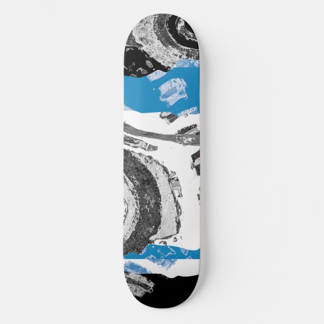 Vågmekanism – Anpassad skateboard (7,75" däck) (Framsida)