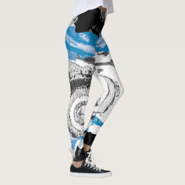 Vågmekanism – Anpassade Leggings (Hel längd)