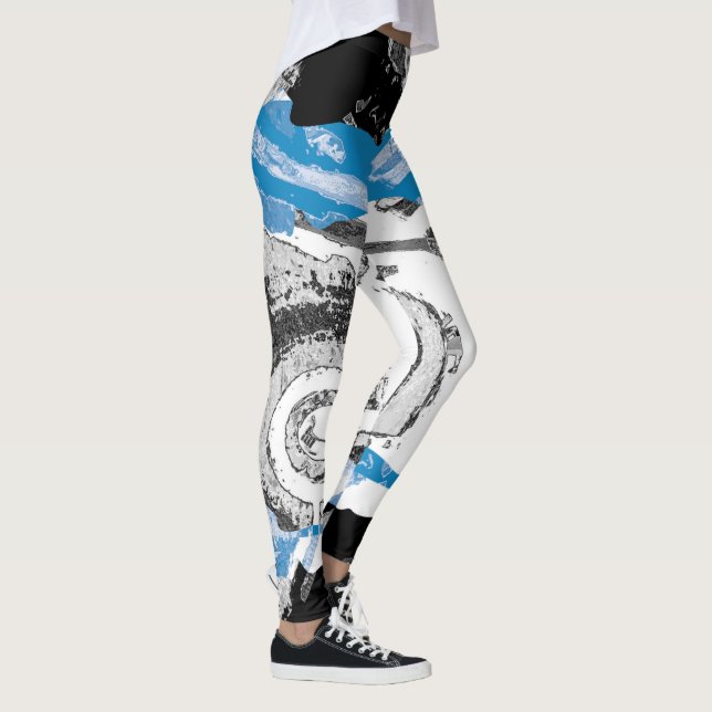 Vågmekanism – Anpassade Leggings (Hel längd) (Höger)