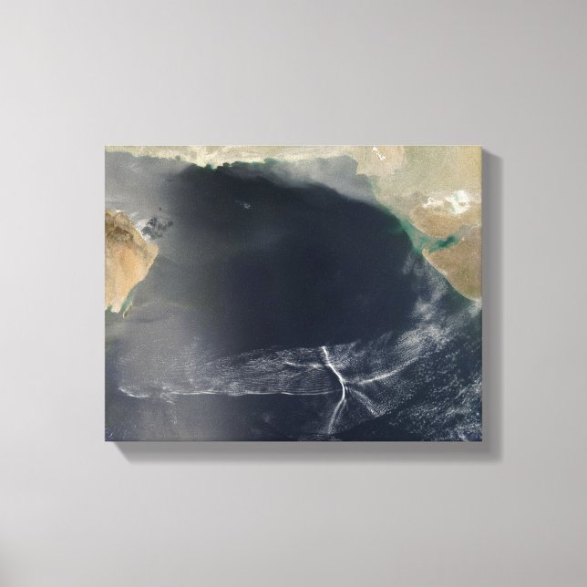 Vågmoln över Arabiska havet Canvastryck (Framsida)