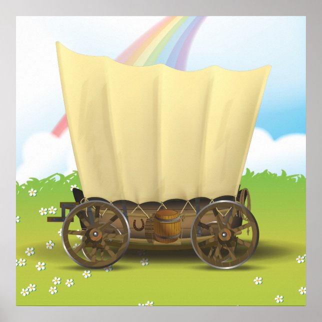 Vagn Väster Poster (Framsidan)