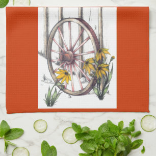 Vagnen rullar Dishtowel Kökshandduk