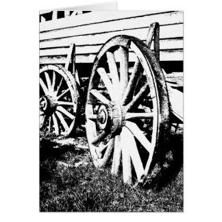 Vagnen rullar hälsningskort