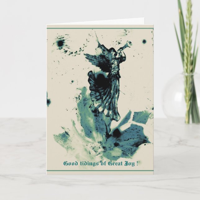 Vagngel för bra tidningar Julkort Helgkort (Framsida)