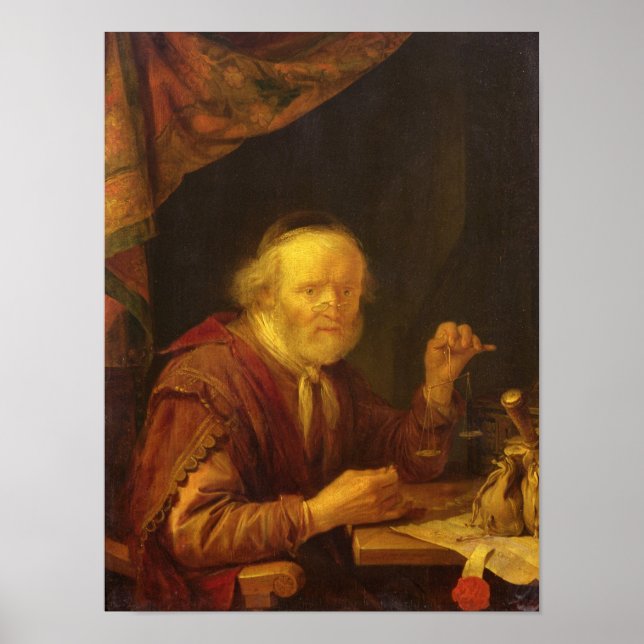 Vägning Guld Poster (Framsidan)