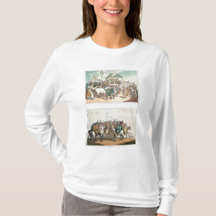 Vägning och gnuggbild Down och "slå vad T Shirt