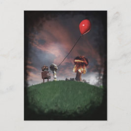 Vagnkort för atomskörd vykort